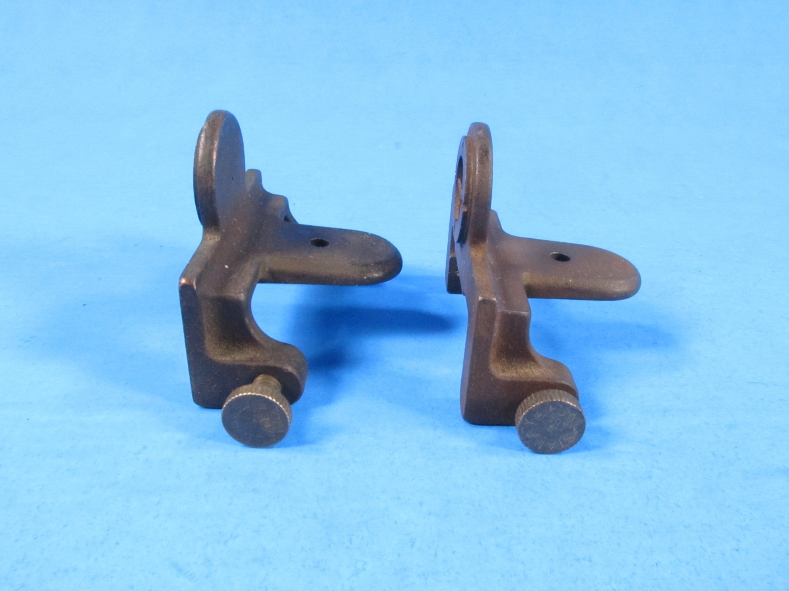 pair Stanley No 1 sights for wood wooden levels functional but need cleaning
