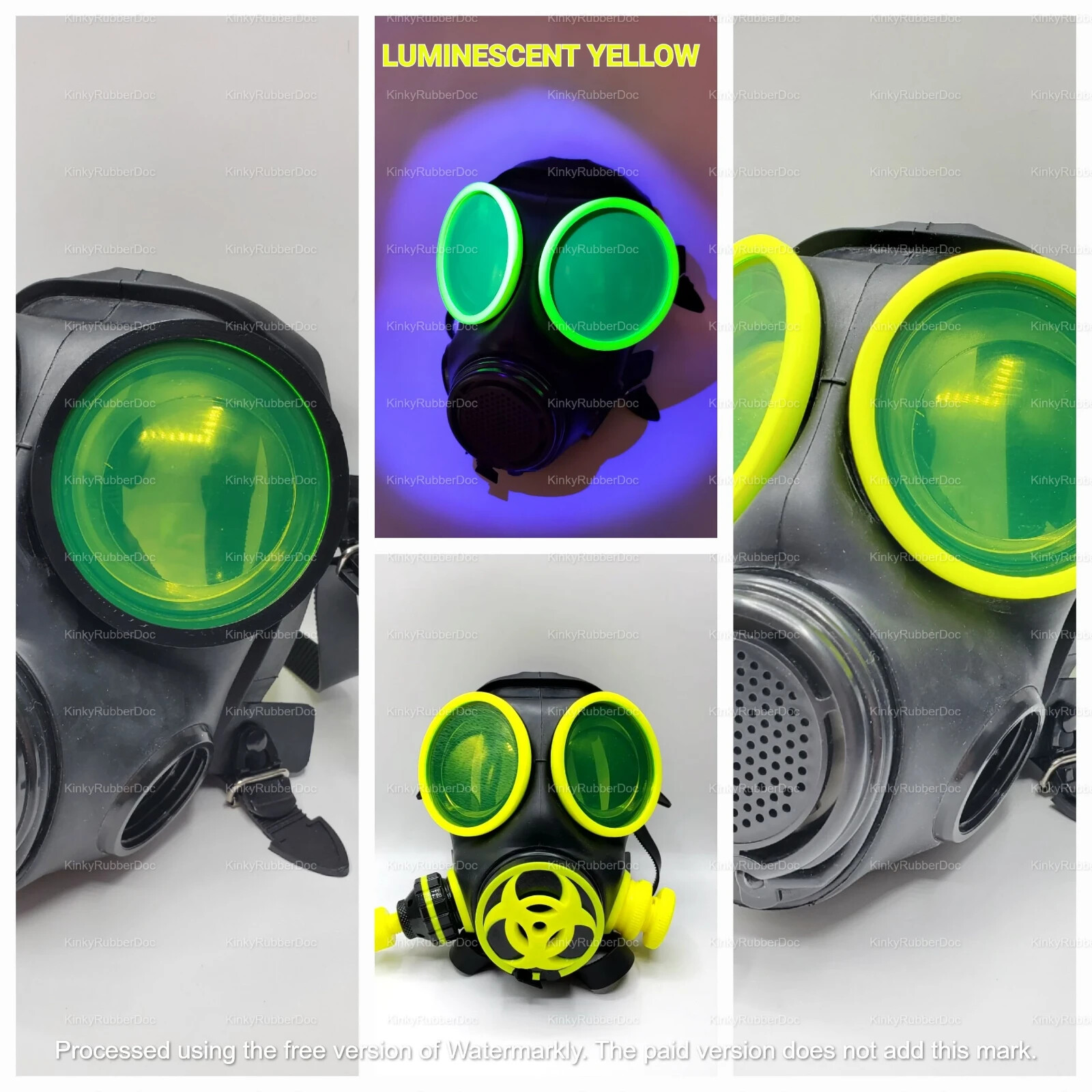 Handcrafted Lens Covers S10 FM12 MF20 GP5 Gas Mask Rubber Blindfold Glass Eyes