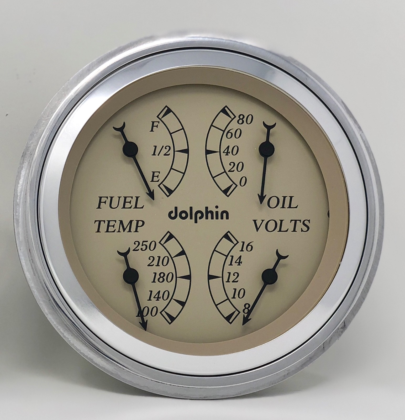 1947 1948 1949 1950 1951 1952 1953 Chevy Truck 5" Gauge Dash Panel Set Tan