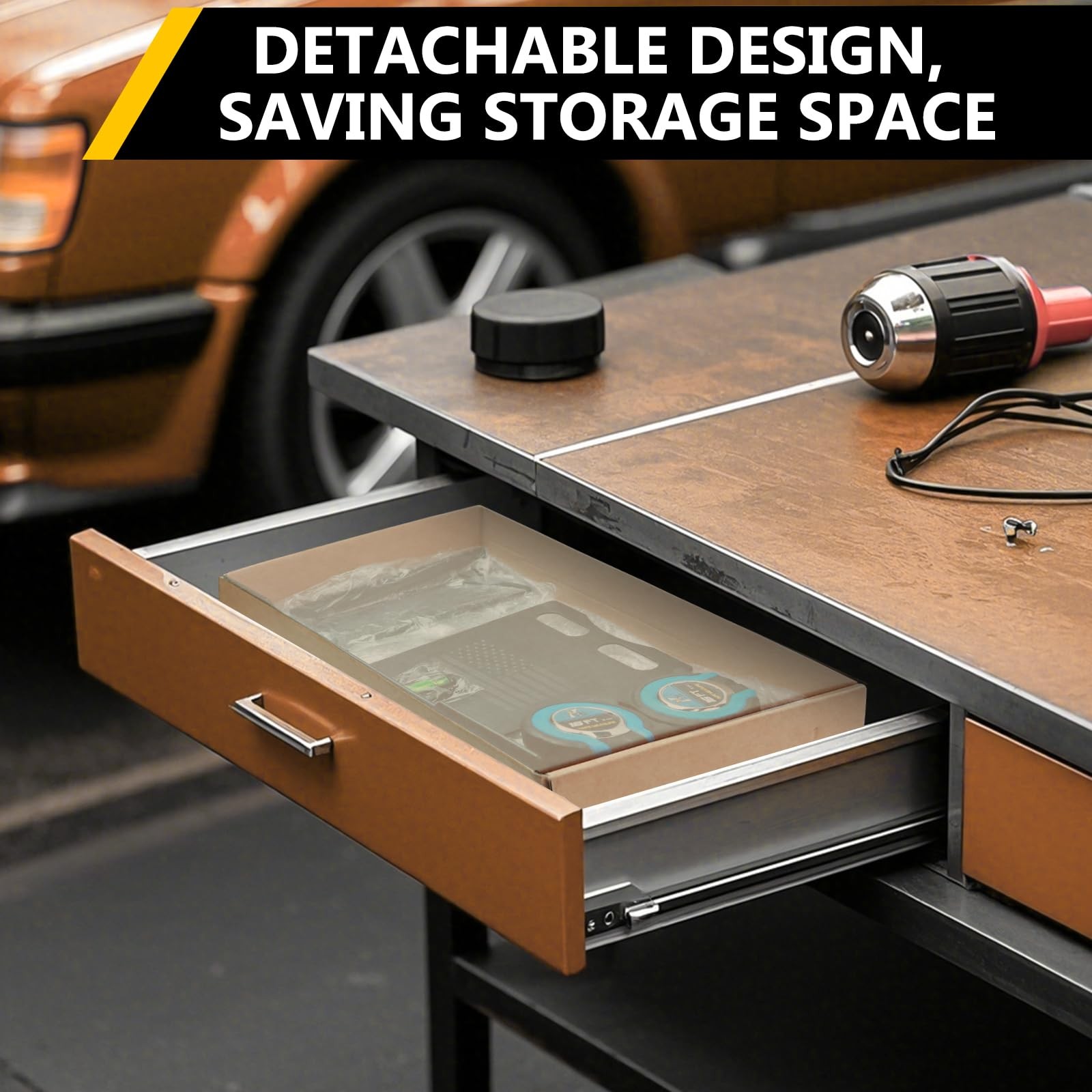 Heavy Duty Wheel Alignment Tool with Toe Plates for Cars Trucks SUVs