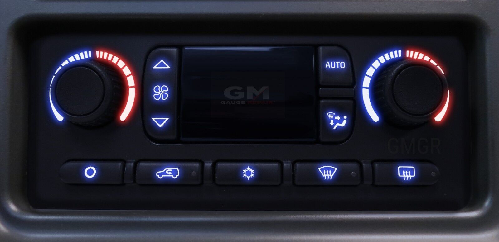 GM Climate Control Bulb to Blue LED DIY Upgrade Kit 03 04 05 06 Silverado Tahoe