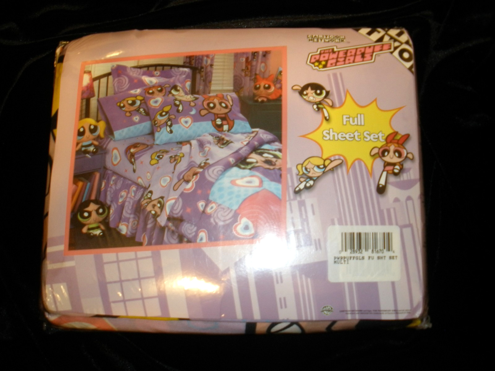 Power Puff Girls DOUBLE / FULL SET Sheet 4 Pc Dan River Vintage Y2K 2000 NEW