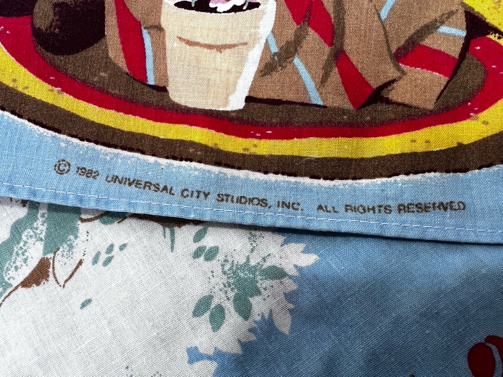 Vintage 1982 E.T. The Extra-Terrestrial Movie Twin sheet set Flat Fitted Movie