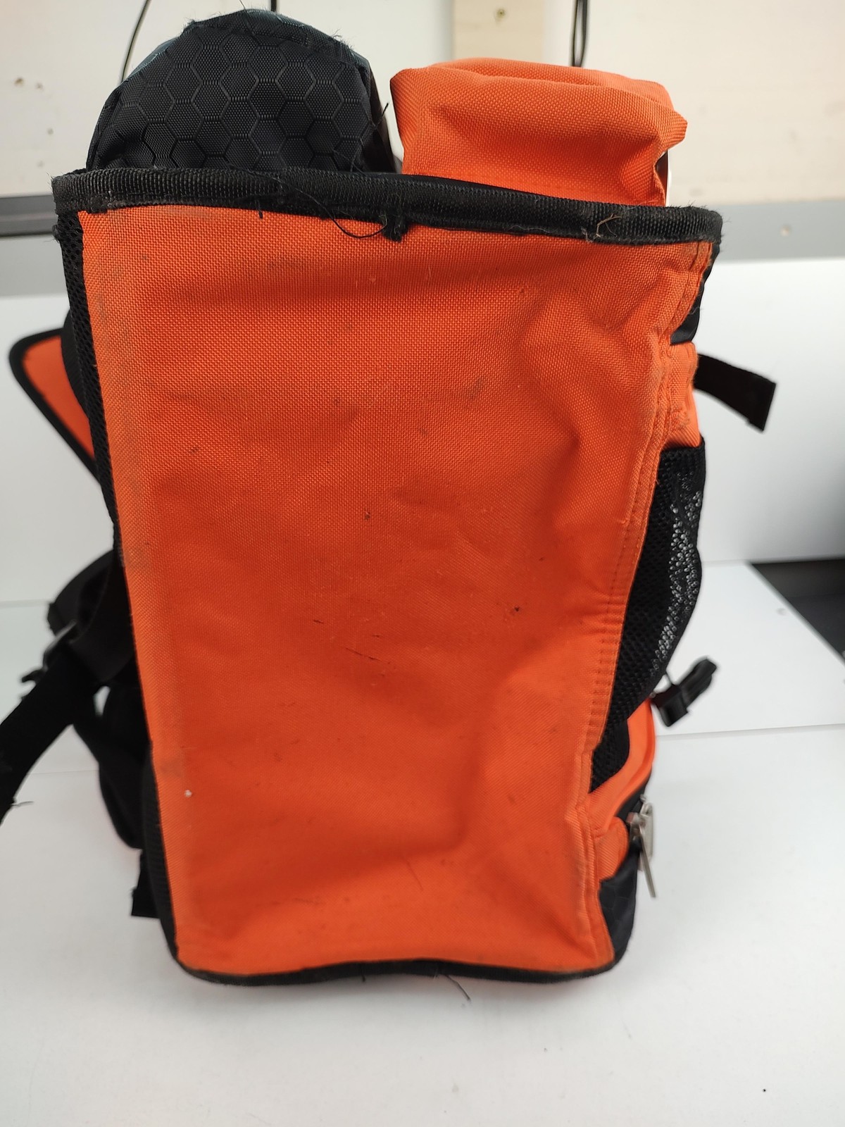 Boombah Baseball Equipment Backpack One Size Orange Black Bat Pack Gear Logo