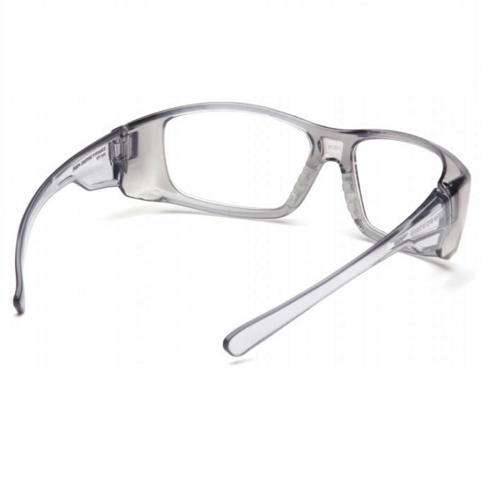 EMERGE Full Magnifying Protective Reading Safety Glasses FULL READERS Gray/Black