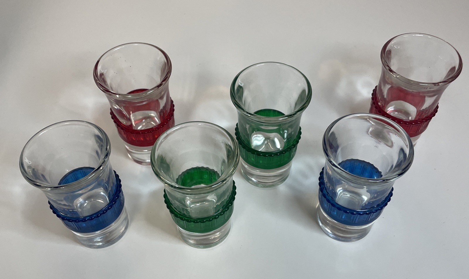 Vintage Park Sherman MCM Liquor Dispenser w/6 Shot Glasses Rotating Chrome Tray