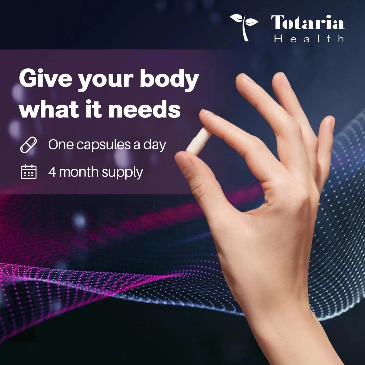 12-in-1 Magnesium 700mg by Totaria Nature | Vegan Nerve & Bone Health Supplement