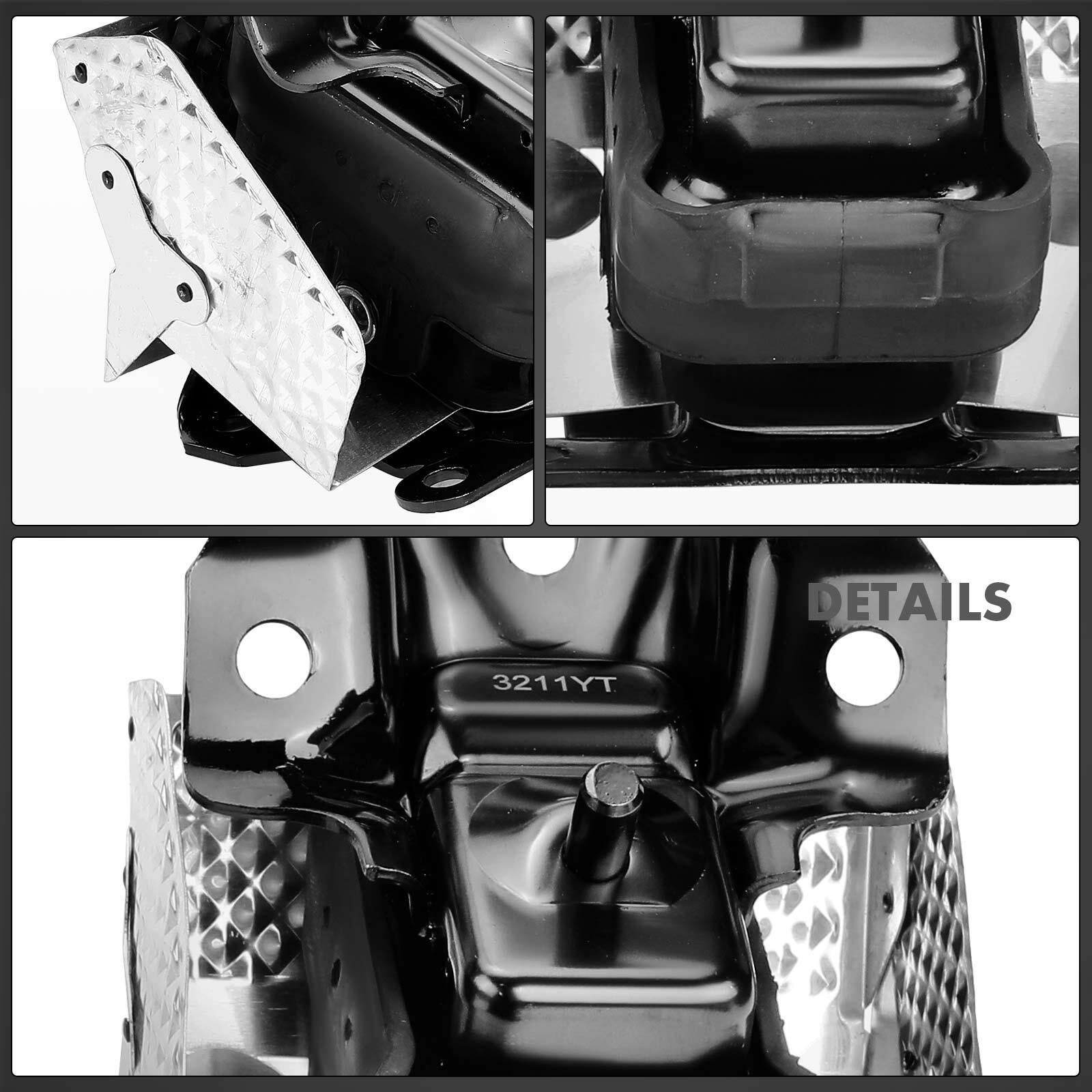 3x Engine and Transmission Mount for Chevrolet GMC Sierra 1500 Cadillac Escalade