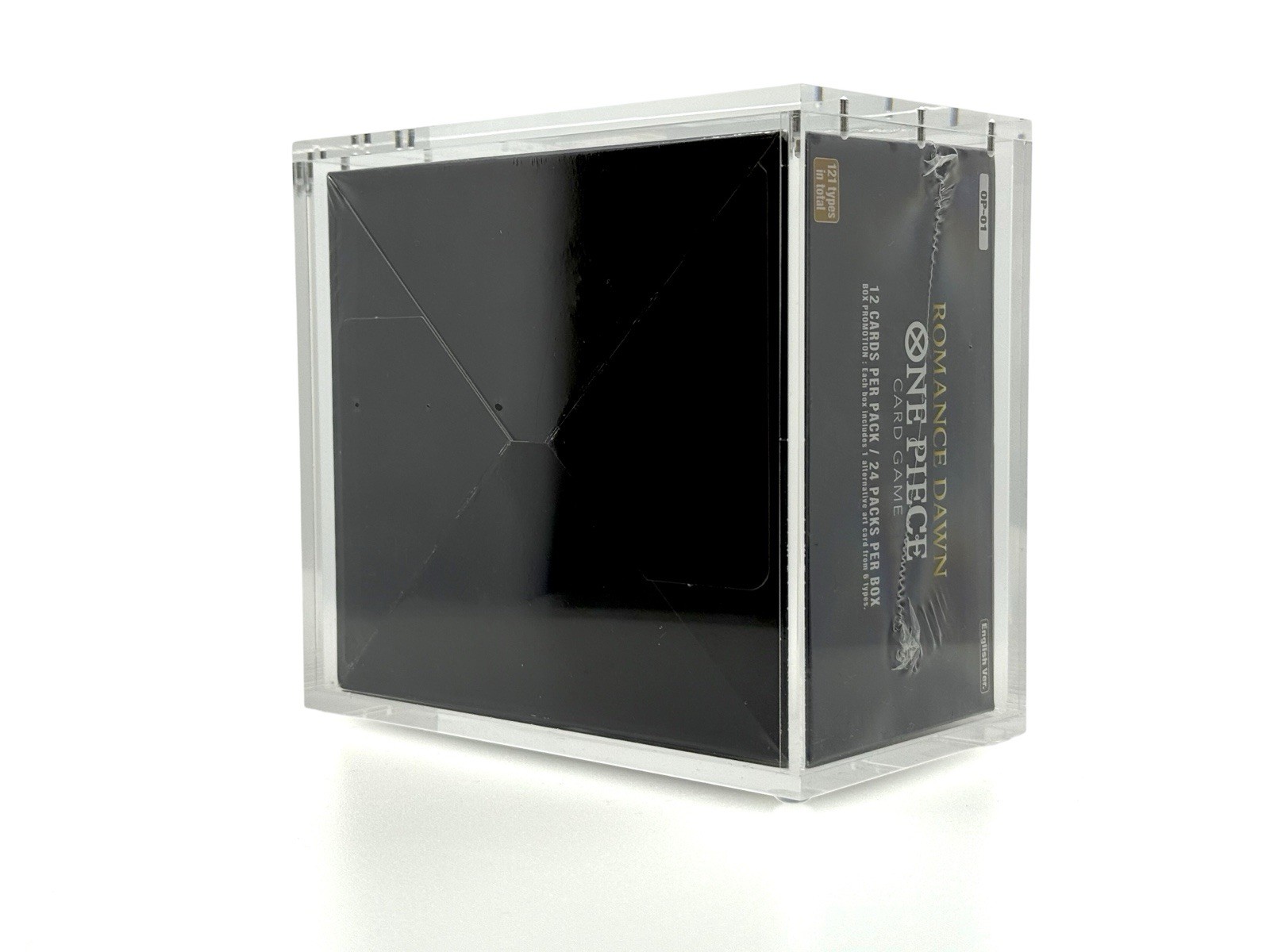One Piece OP-01 Blue Bottom Booster Box Acrylic Case | Magnetic Lid | UV Res.