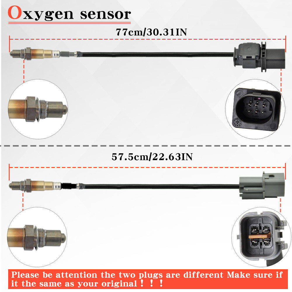 2PCS UPSTREAM + DOWN OXYGEN O2 SENSOR FOR 2012-2017 KIA SOUL 1.6L HYUNDAI ACCENT