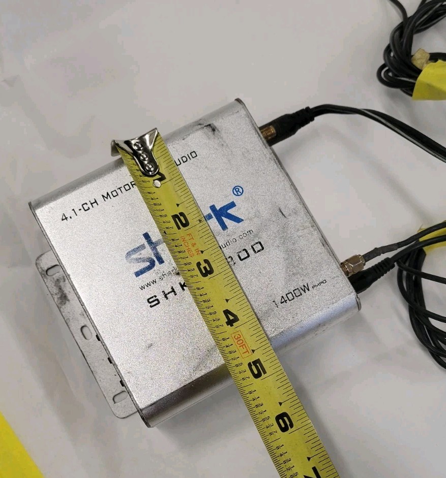 Shark Motorcycle Speaker Audio System SHKC7800 Bluetooth Usb MP3