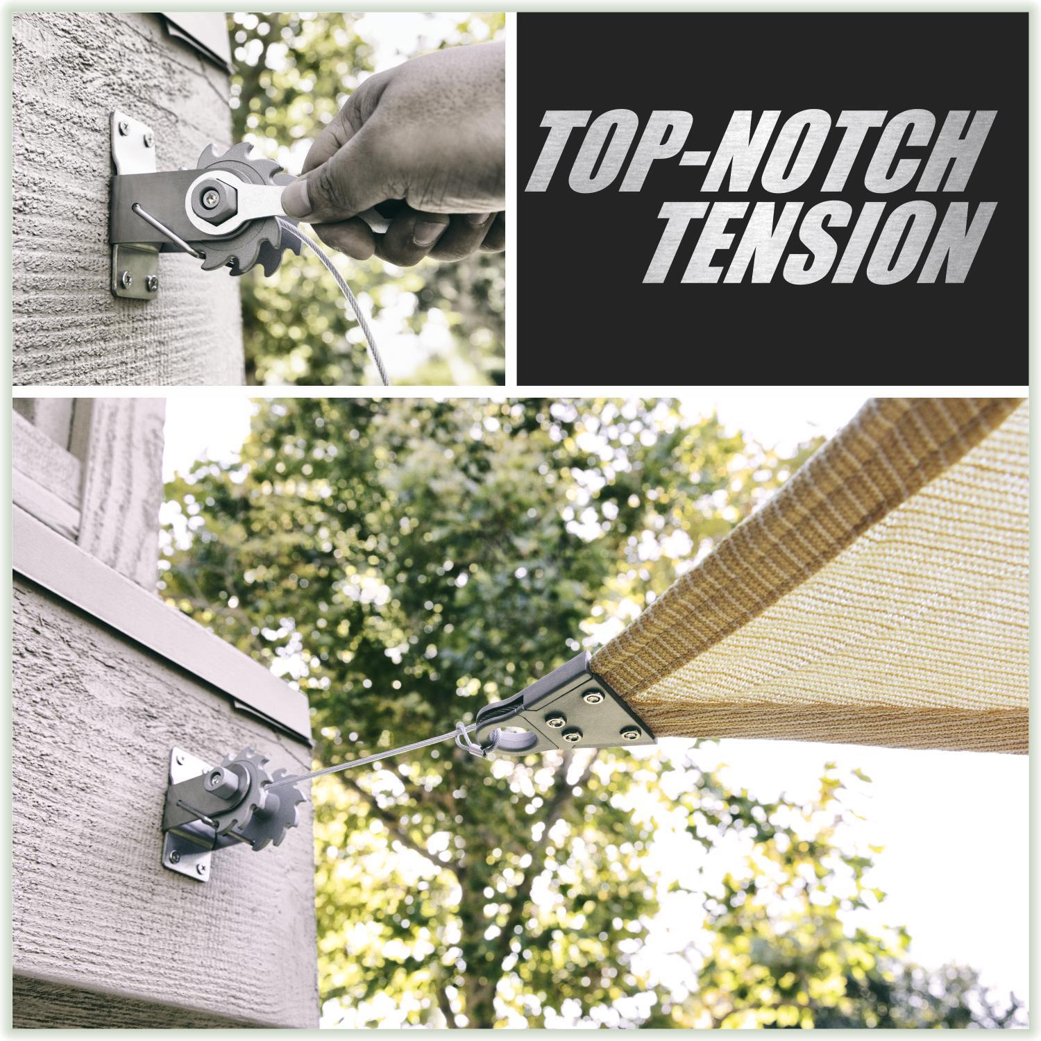 ColourTree Hardware Kit for Sun Shade Sail Triangle Rectangle Installation