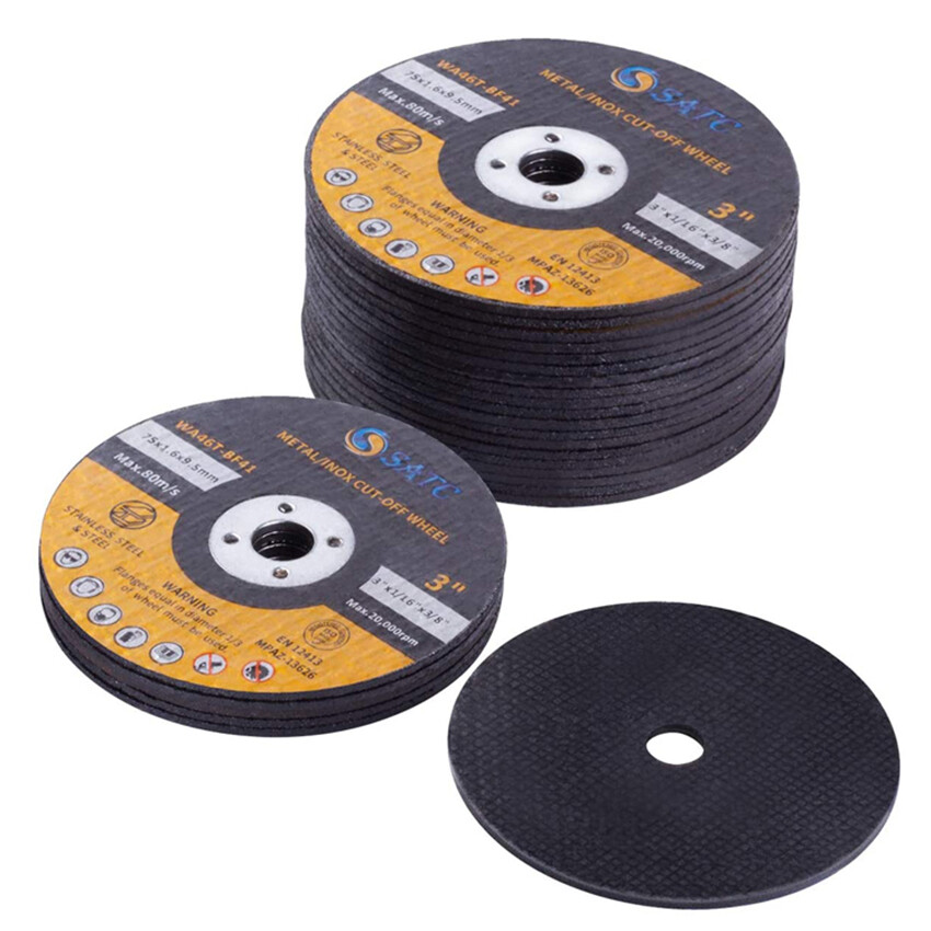 50 Pack 3 inch x1/16"x3/8" Cut Off Wheels Die Grinder Metal Steel Cutting Disc