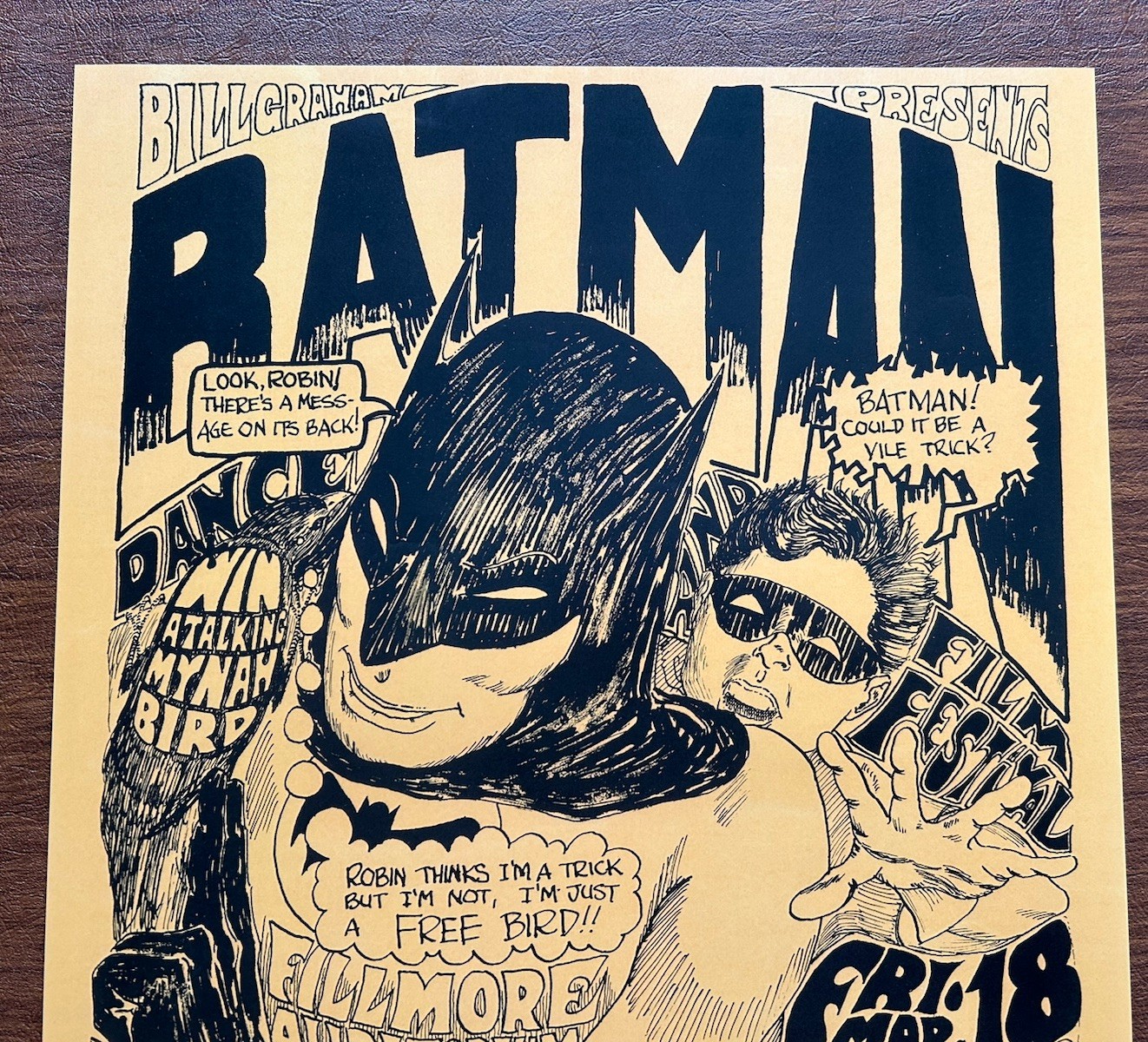 2021-FILLMORE BG-2 POSTER/6TH PRINTING-BIG BROTHER/GREAT SOCIETY/QMS-W. WILSON