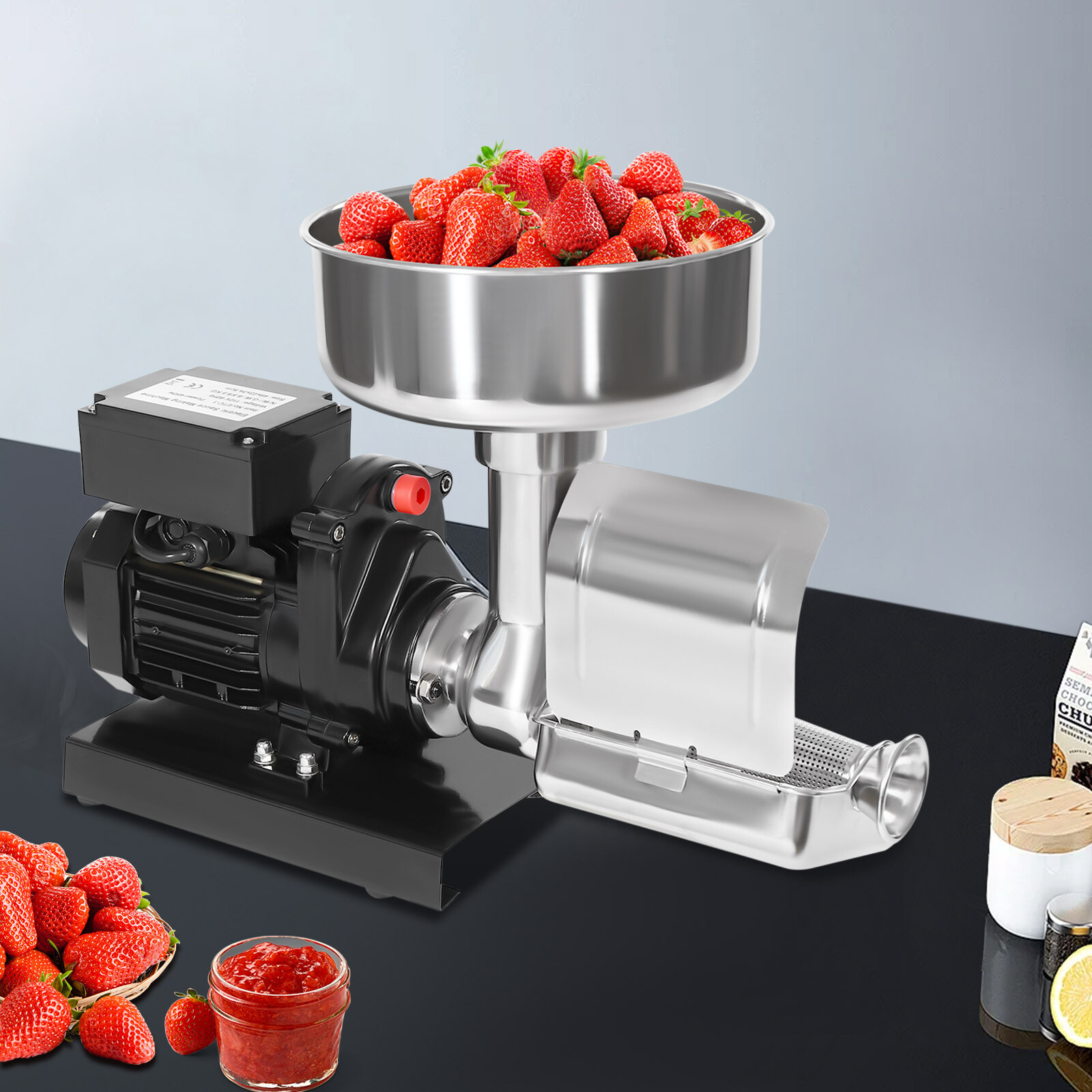 Electric Tomato Strainer Machine Tomato Sauce Jam Maker For Strawberry Blueberry