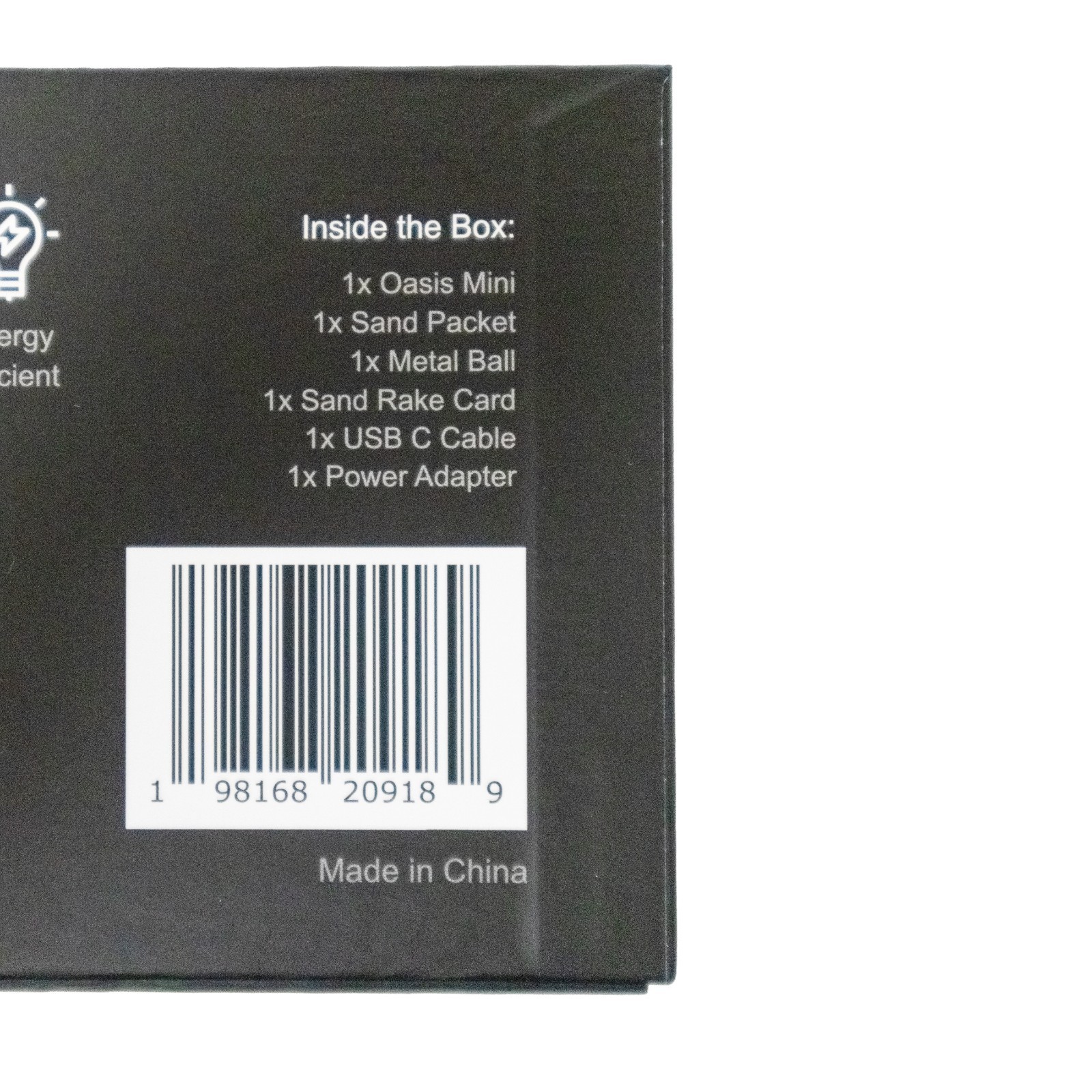 Oasis Mini Kinetic Sand Art Canvas RGB LED App Controlled 9” New