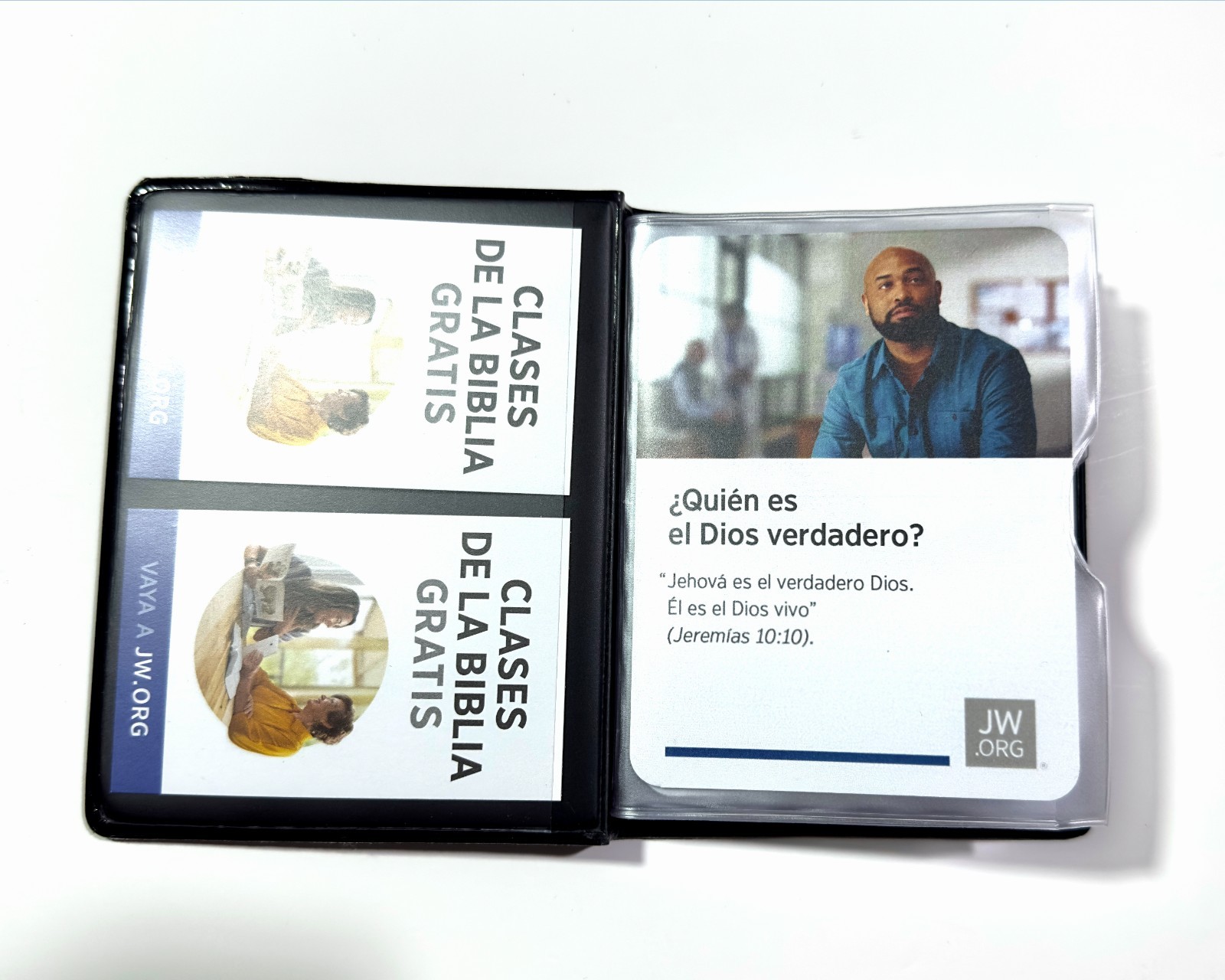 JW Embossed Holder for new tracts - 10 pockets - Jehovah's Witness Watchtower