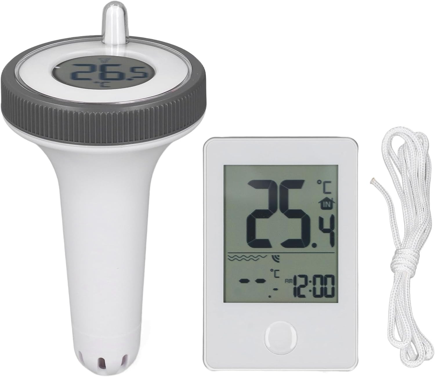 Wireless Floating Pool Thermometer Digital Monitor for Swimming Pool FJ3351A