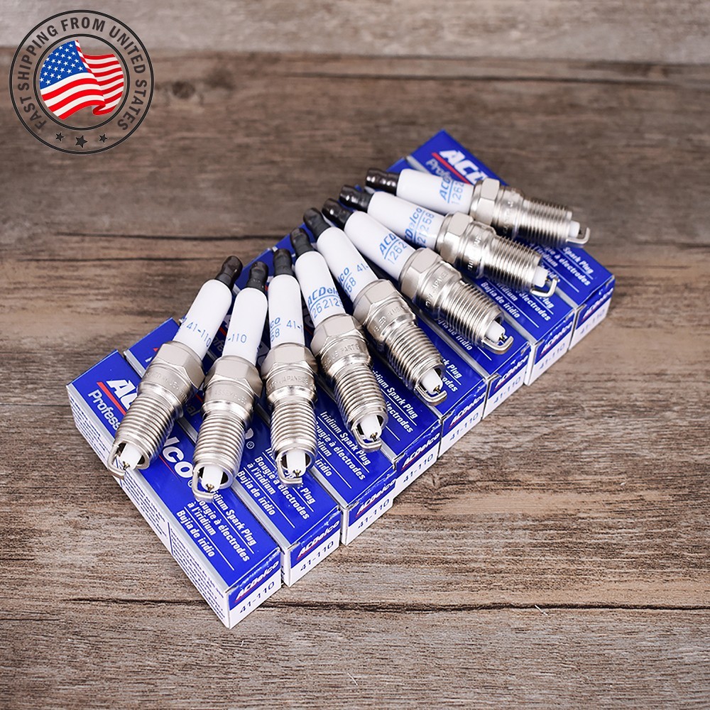 8PCS Genuine OEM 41-110 Iridium Spark Plugs 12621258 For Chevy 4.8L 5.3L 6.0 NEW