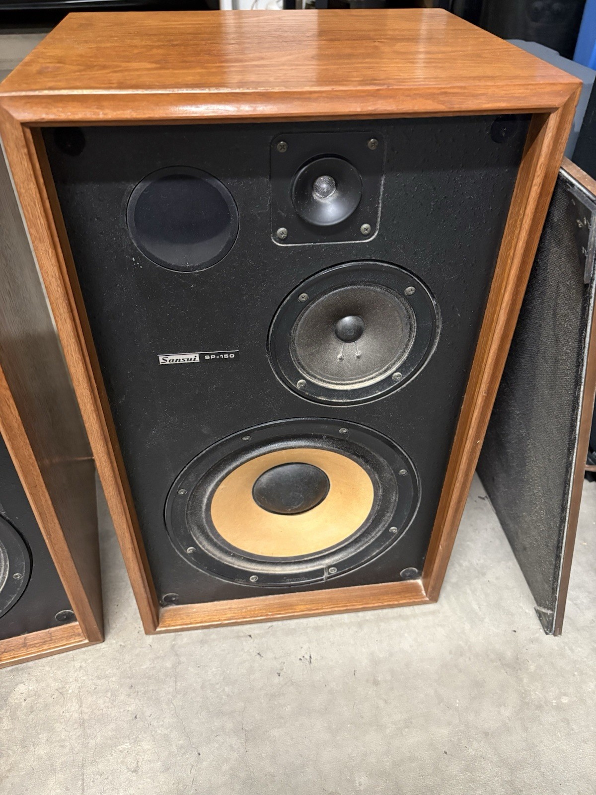 Vintage Sansui SP-150 Speakers, 3-way 12” Woofer Great Condition And Sound 🔥🔥