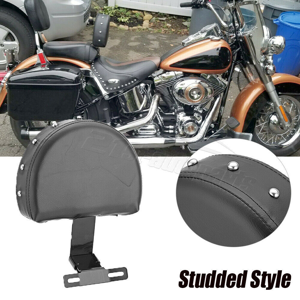 Studded Driver/Rider Backrest For 2007-2017 Harley Heritage Softail FLSTC FLSTF