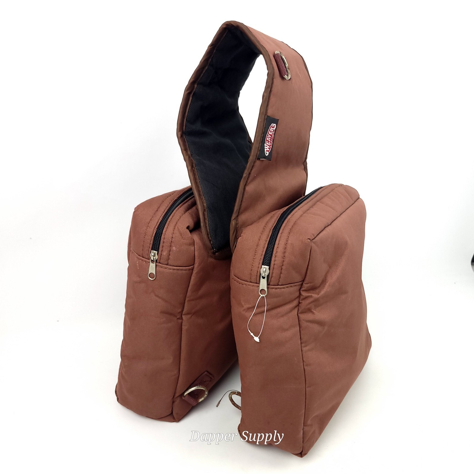 Weaver Nylon Saddle Bag Light Brown