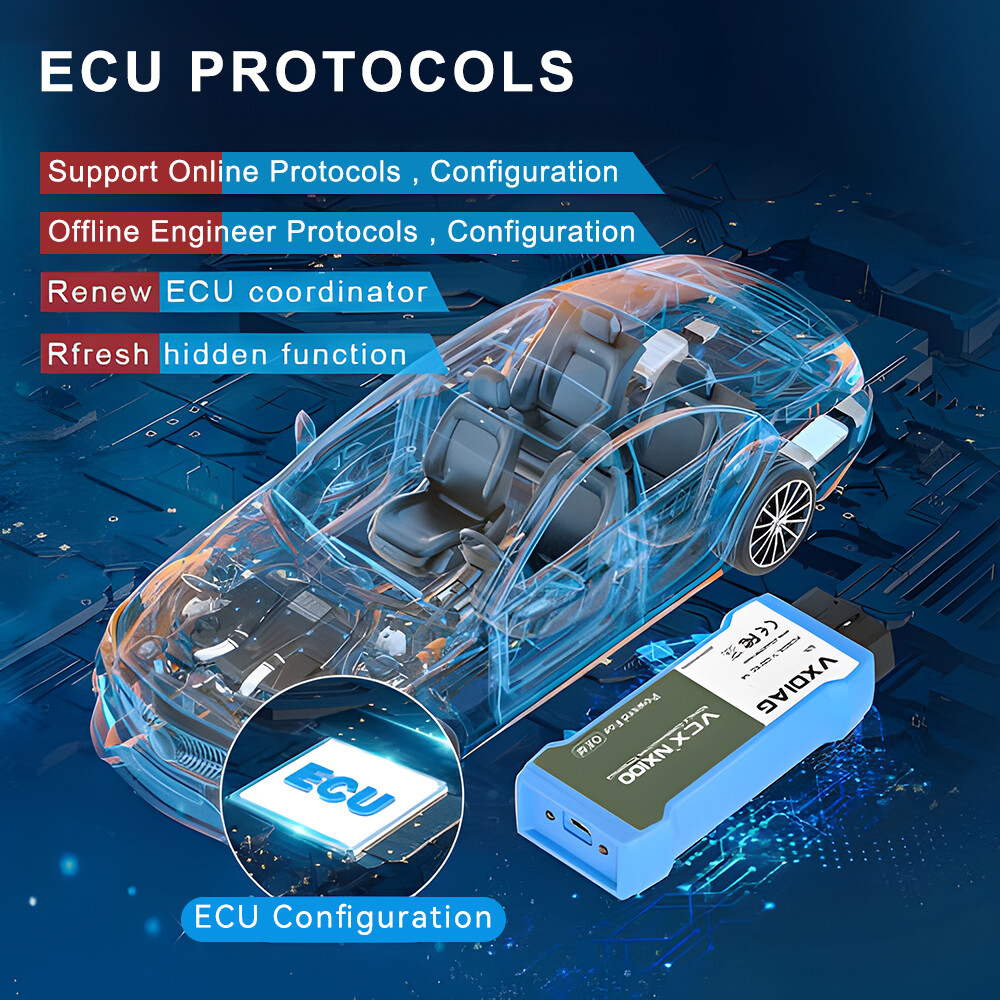 For Ford/Mazda VXDIAG VCX NANO Auto Scanner Diagnostic Configurate Tool WIFI/USB
