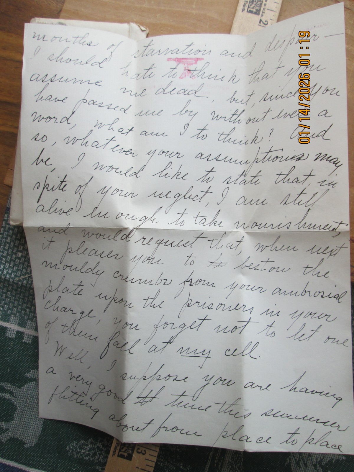 1901 Harvard Engineering Camp Squam Lake Ashland NH letter