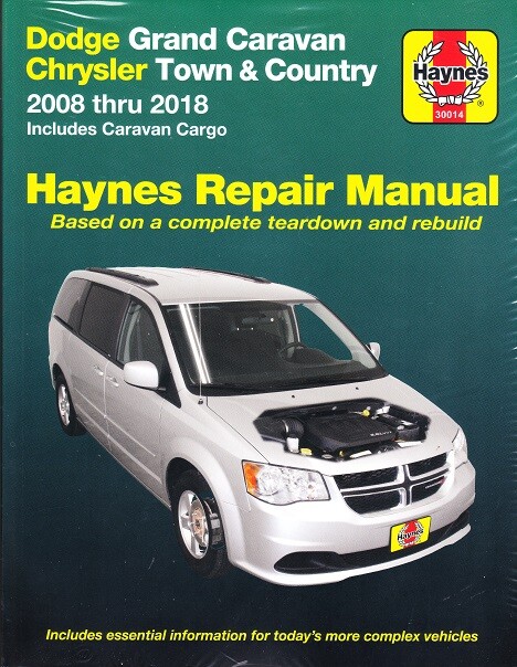 NEW PRINTED BOOK 2008-18 Dodge Grand Caravan & Town & Country Repair Manual 3297