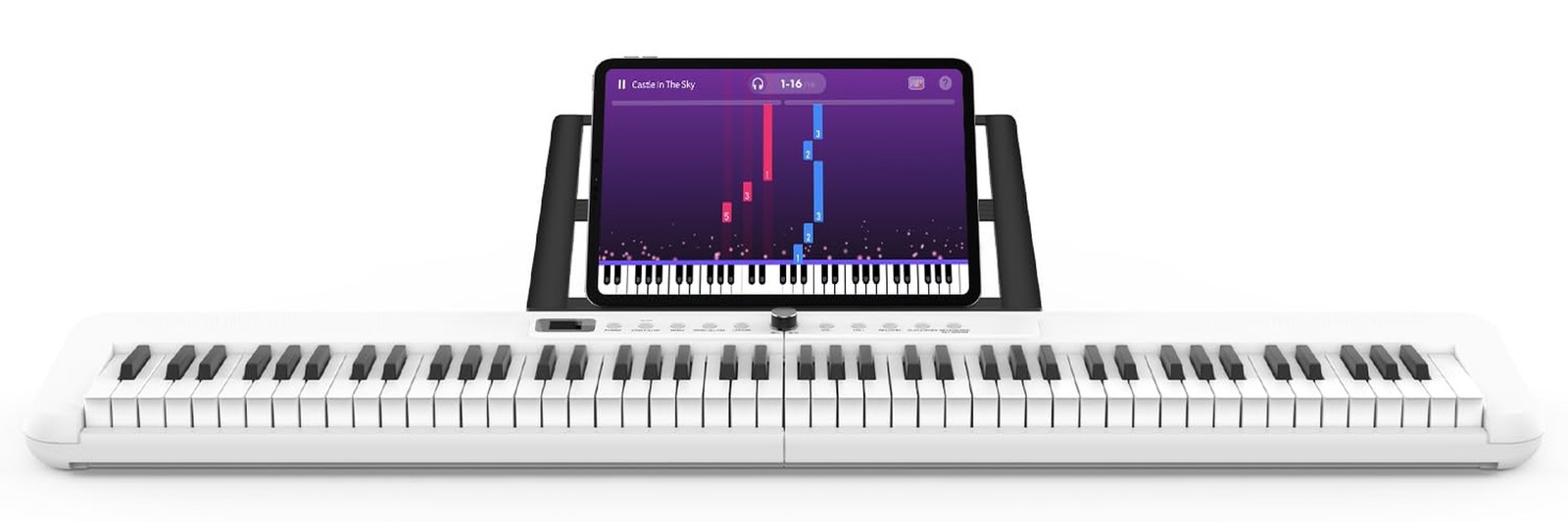 88 Key Piano Keyboard Beginner Electric Digital Piano with Sustain Pedal, Pow...