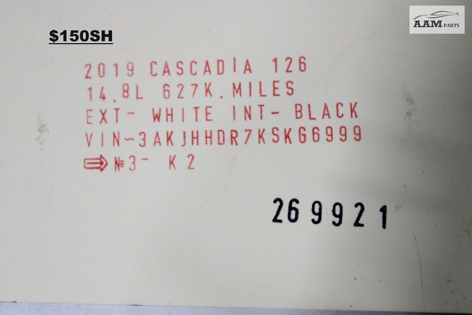 2018-2024 FREIGHTLINER CASCADIA WHEEL TIRE 295/75 R22.5 BRIDGESTONE OEM