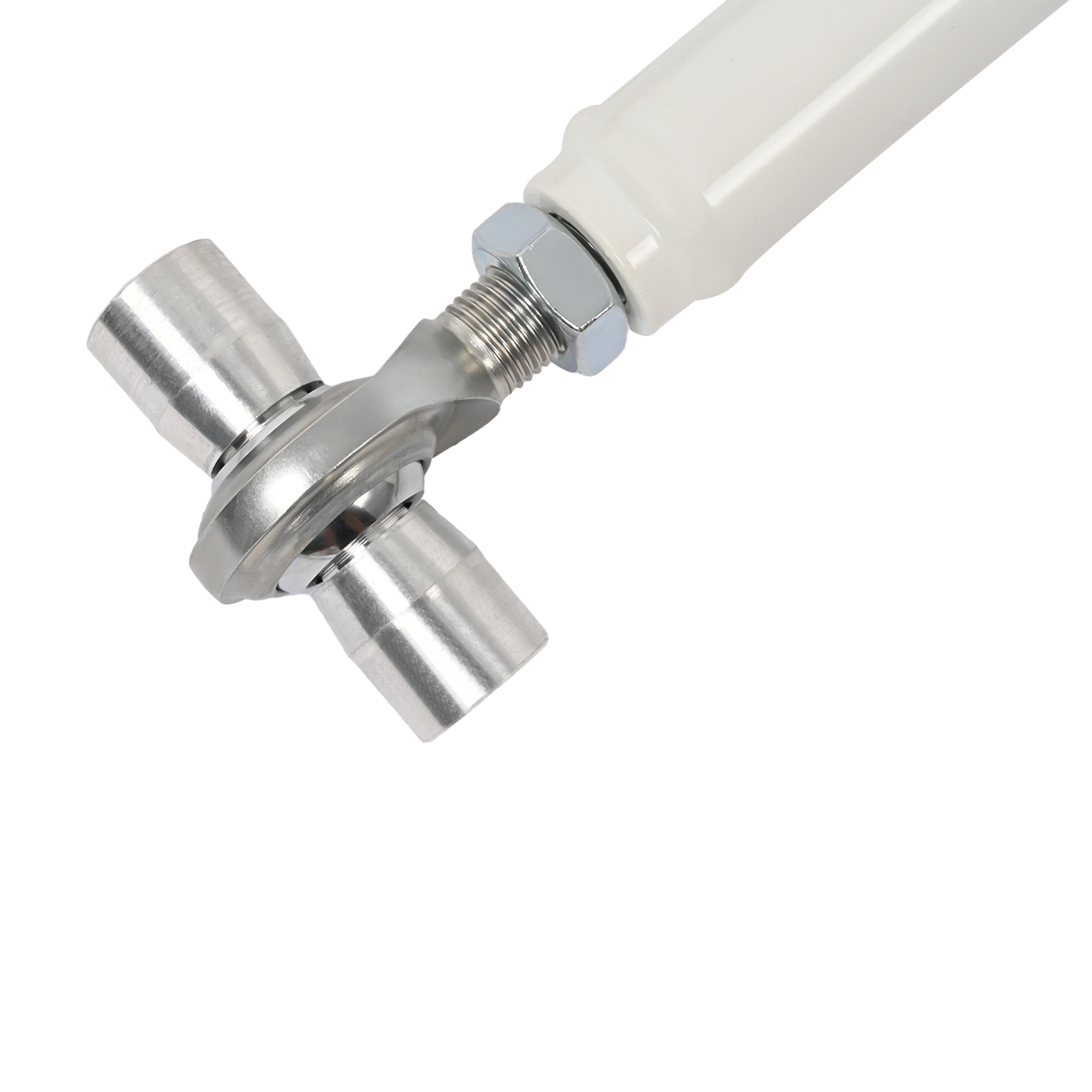 Front Control A-Arms +2+1 For Yamaha Banshee 350 YFZ 350 1987-2006 White+Silvery