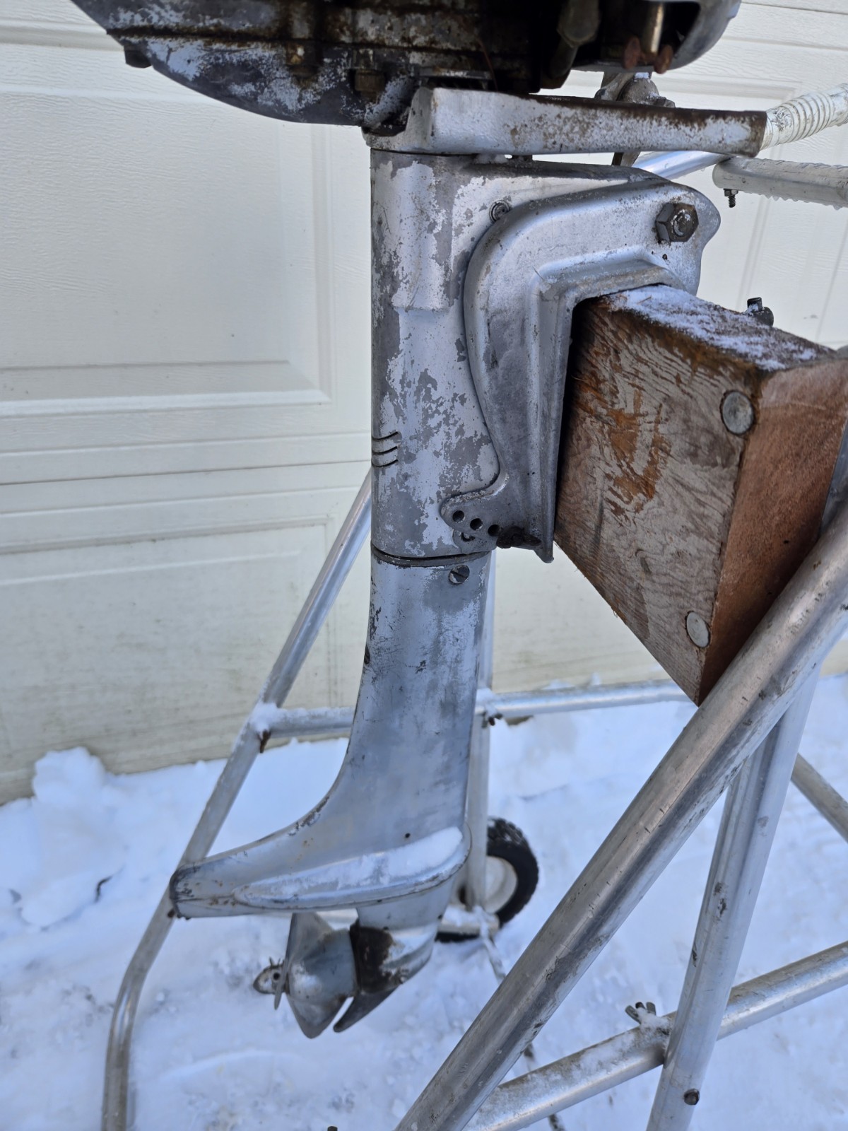 Antique 1941 Evinrude 4371 Sportwin 3.3hp Outboard Boat Motor Turns Over & Spark