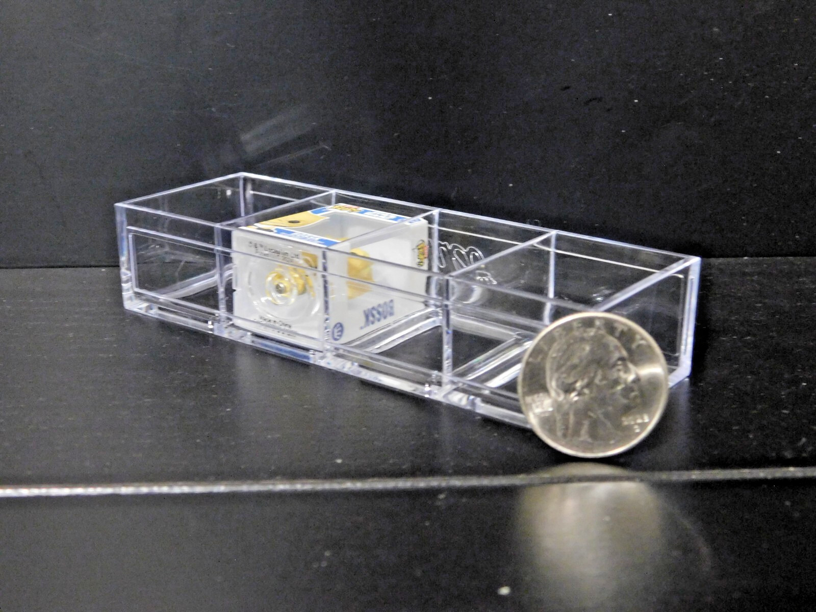 1 Funko Bitty POP! 4 Slot Stackabe Display Case Original Version, No tabs