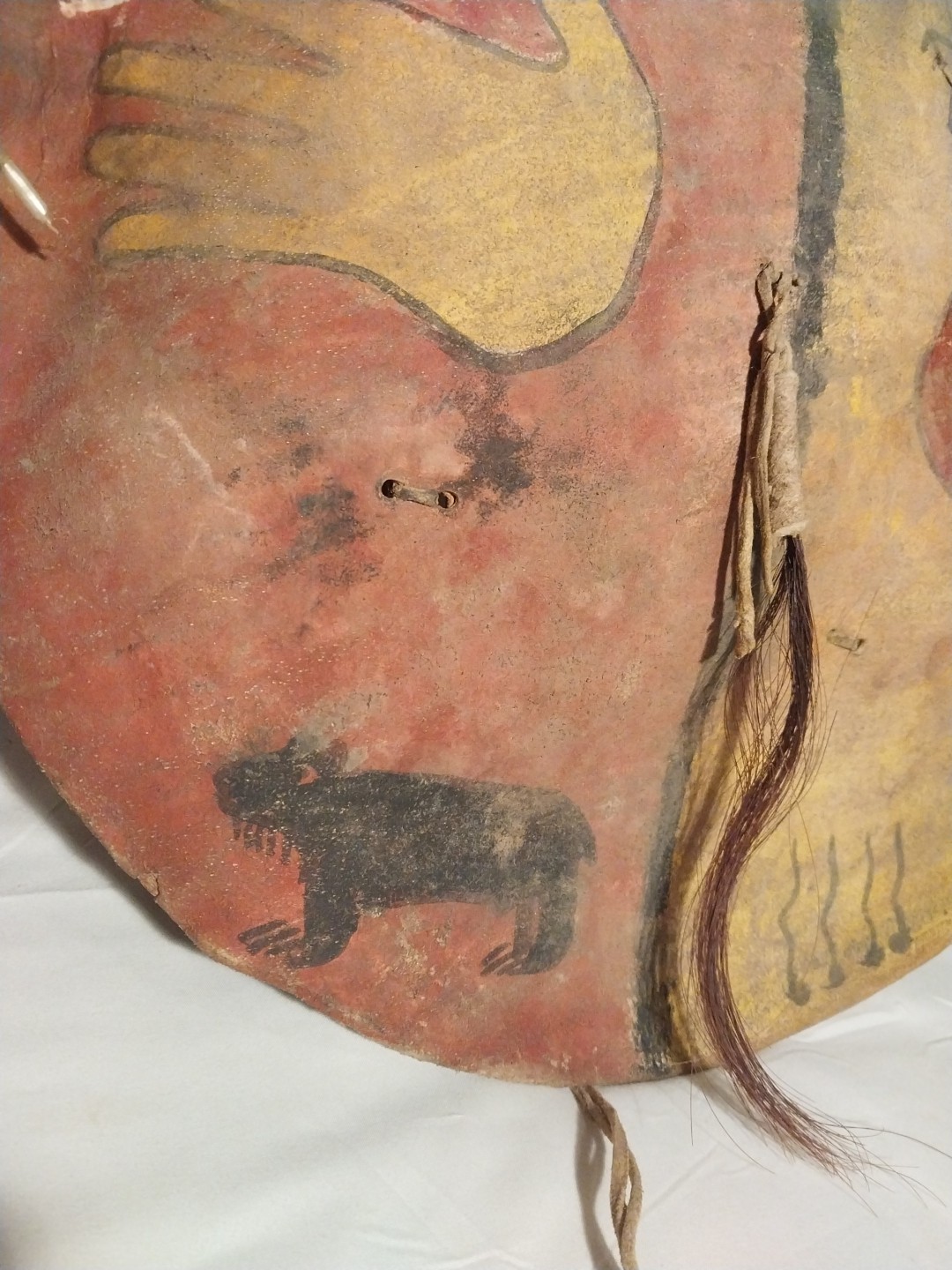 Native American Shield Plains Style Old Unsigned