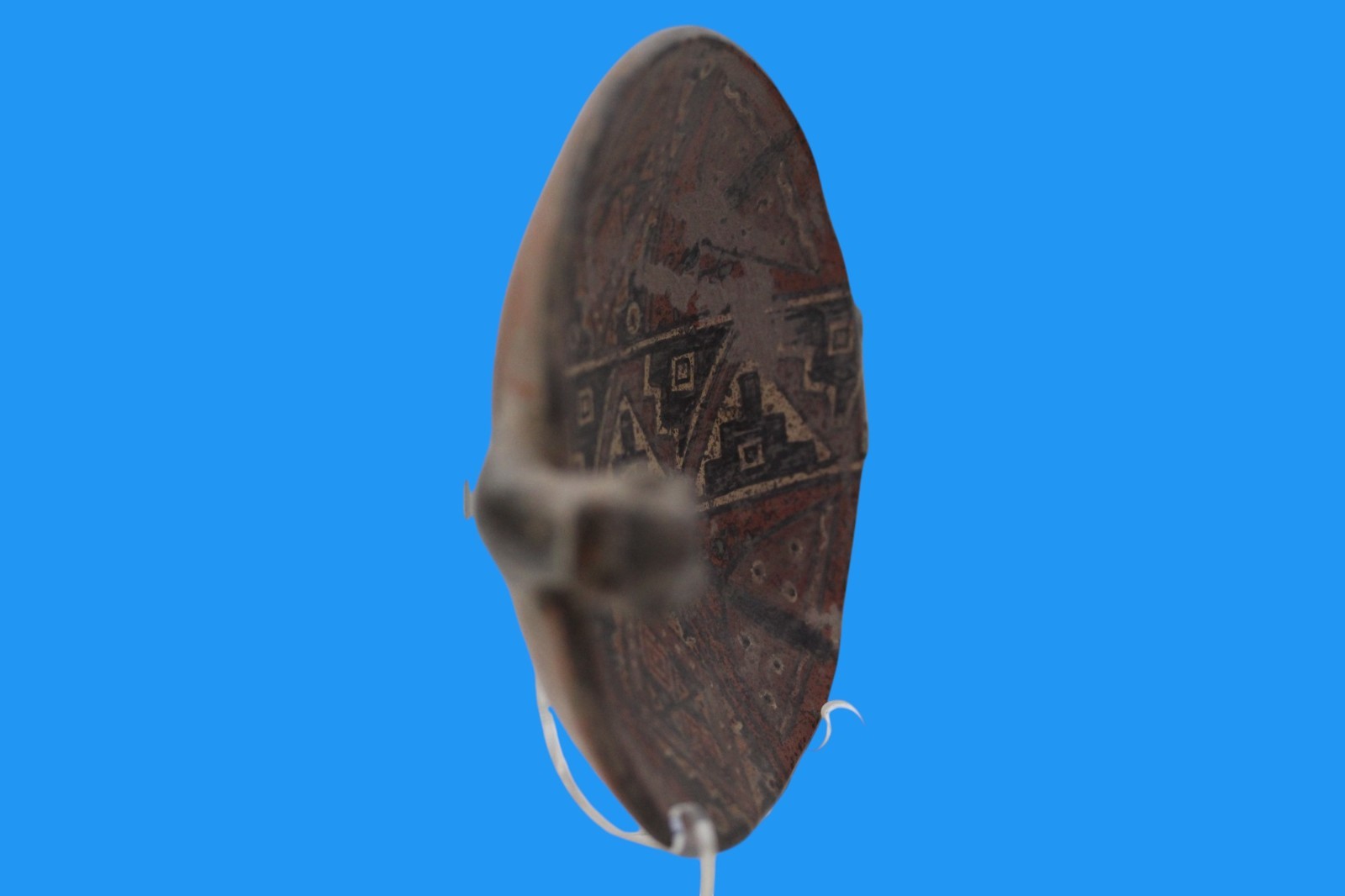 Museum Replica of a Pre Columbian Inca Artifact Small Plate From Peru 030