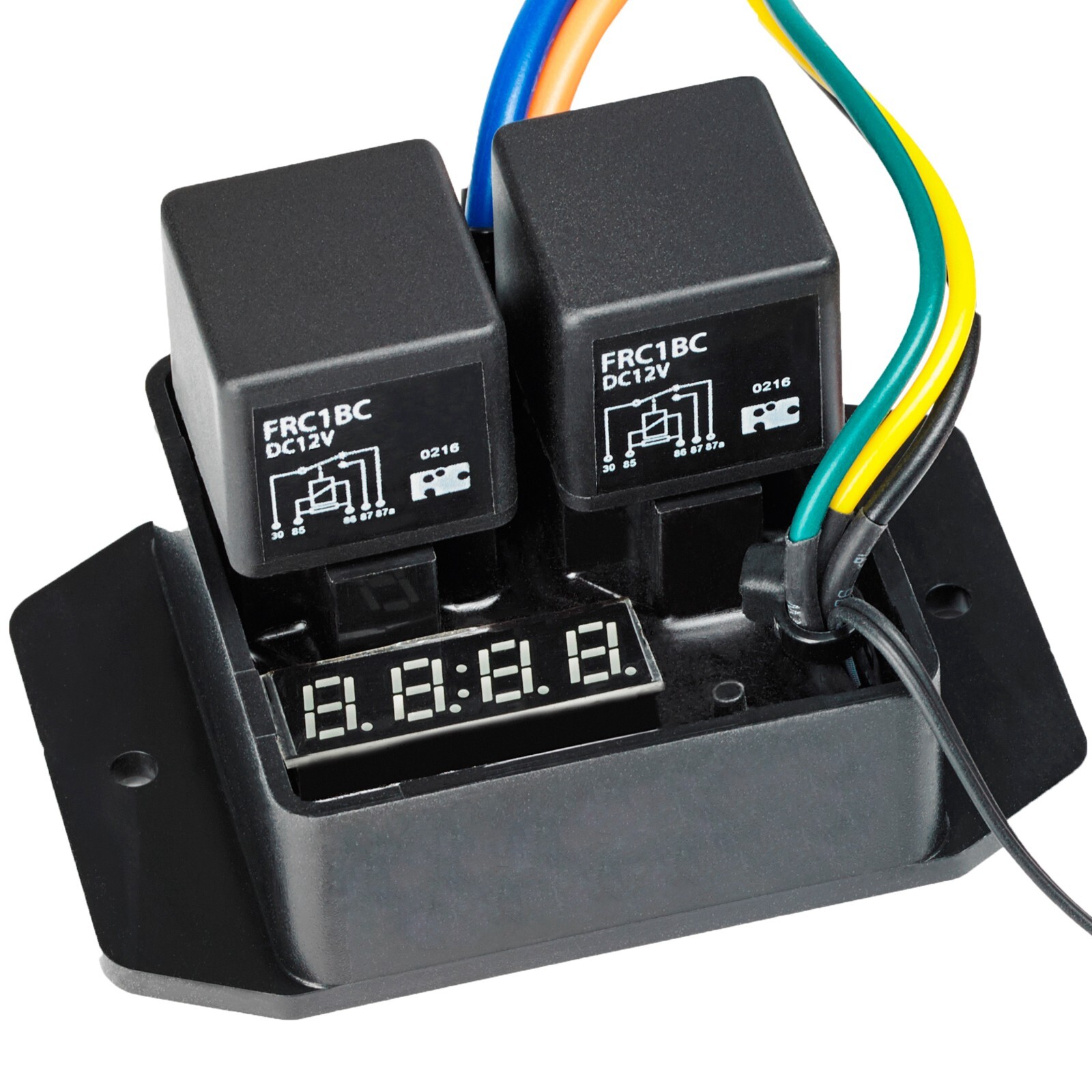 DIGITAL ADJUSTABLE THERMOSTAT DUAL ELECTRIC FAN 1/8" NPT TEMPERATURE SWITCH KIT