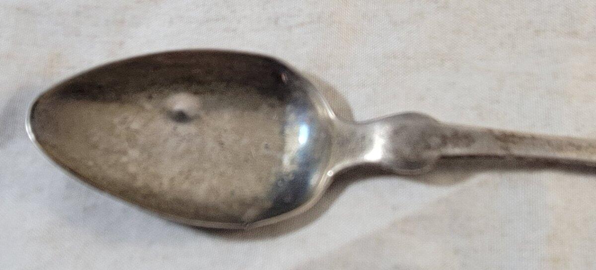 Antique Coin Silver Spoon R.L. Samson Hotchkiss & Schreoder