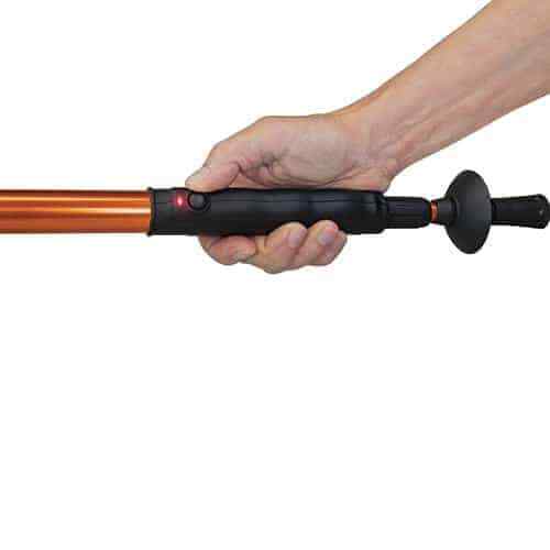 Hike'n Strike Stun Walking Cane Staff, With Flashlight, Batteries Included