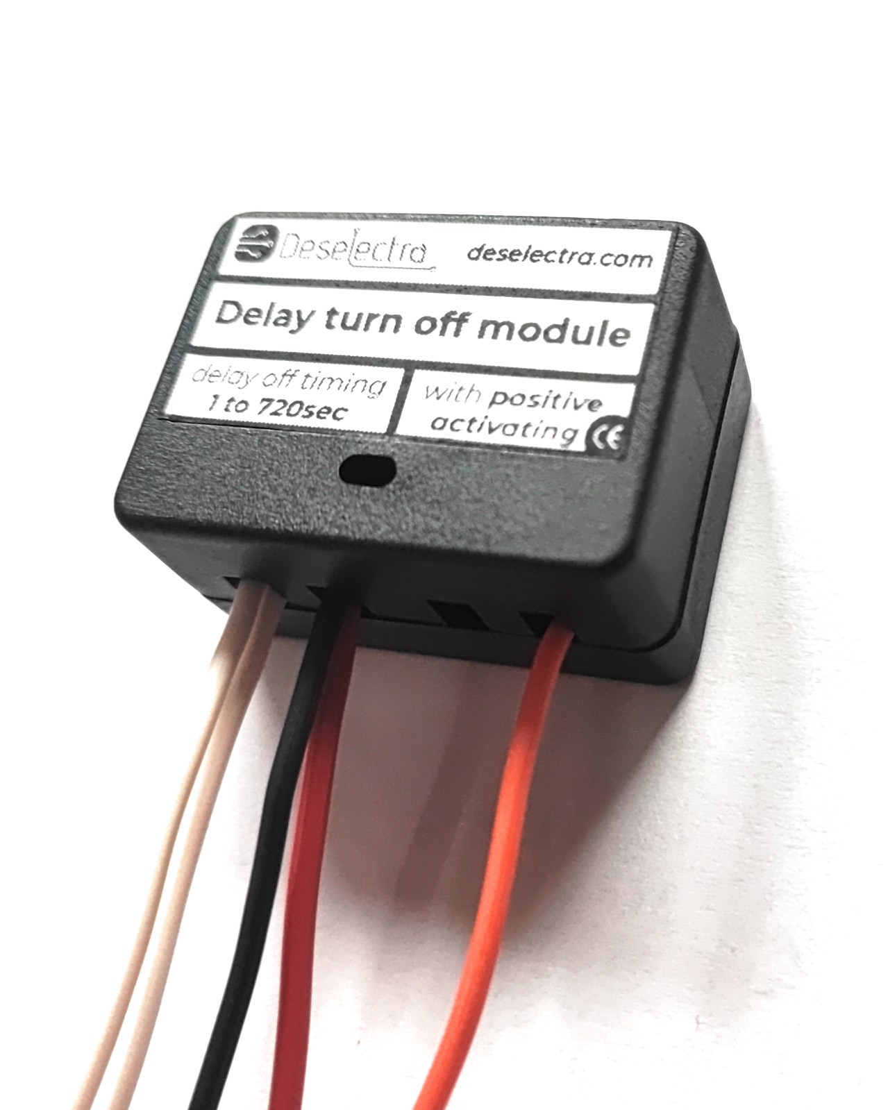 12V Adjustable Time Delay Relay Module 1–720s 20A Timer Automotive