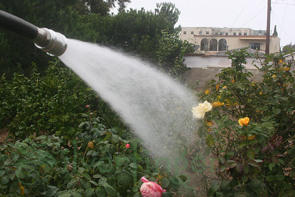 SPRAY HEAD Garden Hose Irrigation Watering Attachment Aluminum Metal Sprayer