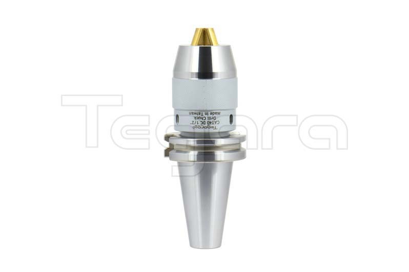 CAT40 1/2" Dual Contact Keyless Drill Chuck with CAT40 Integral Shank P[