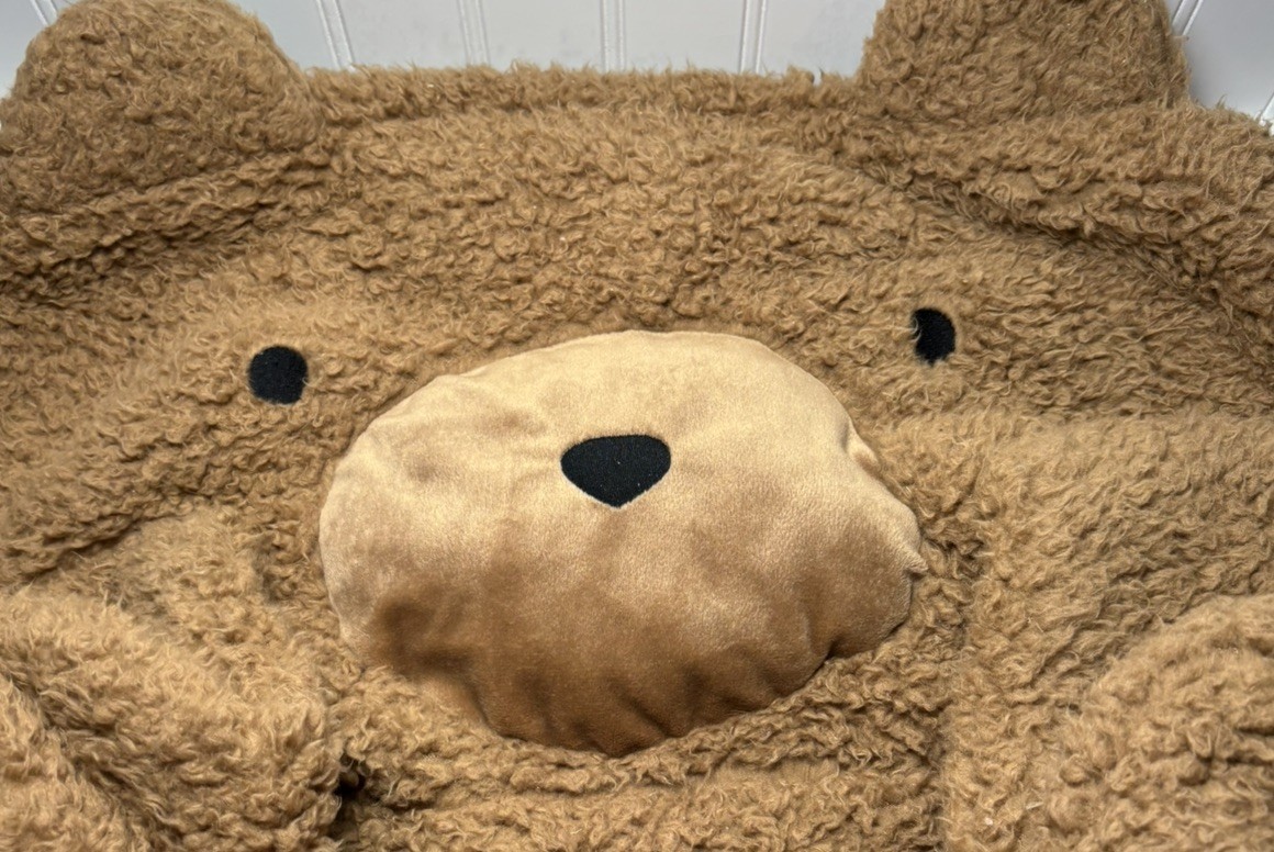 Pottery Barn Kids Anywhere Chair®, Caramel Sherpa Bear Slipcover~ My First ~READ