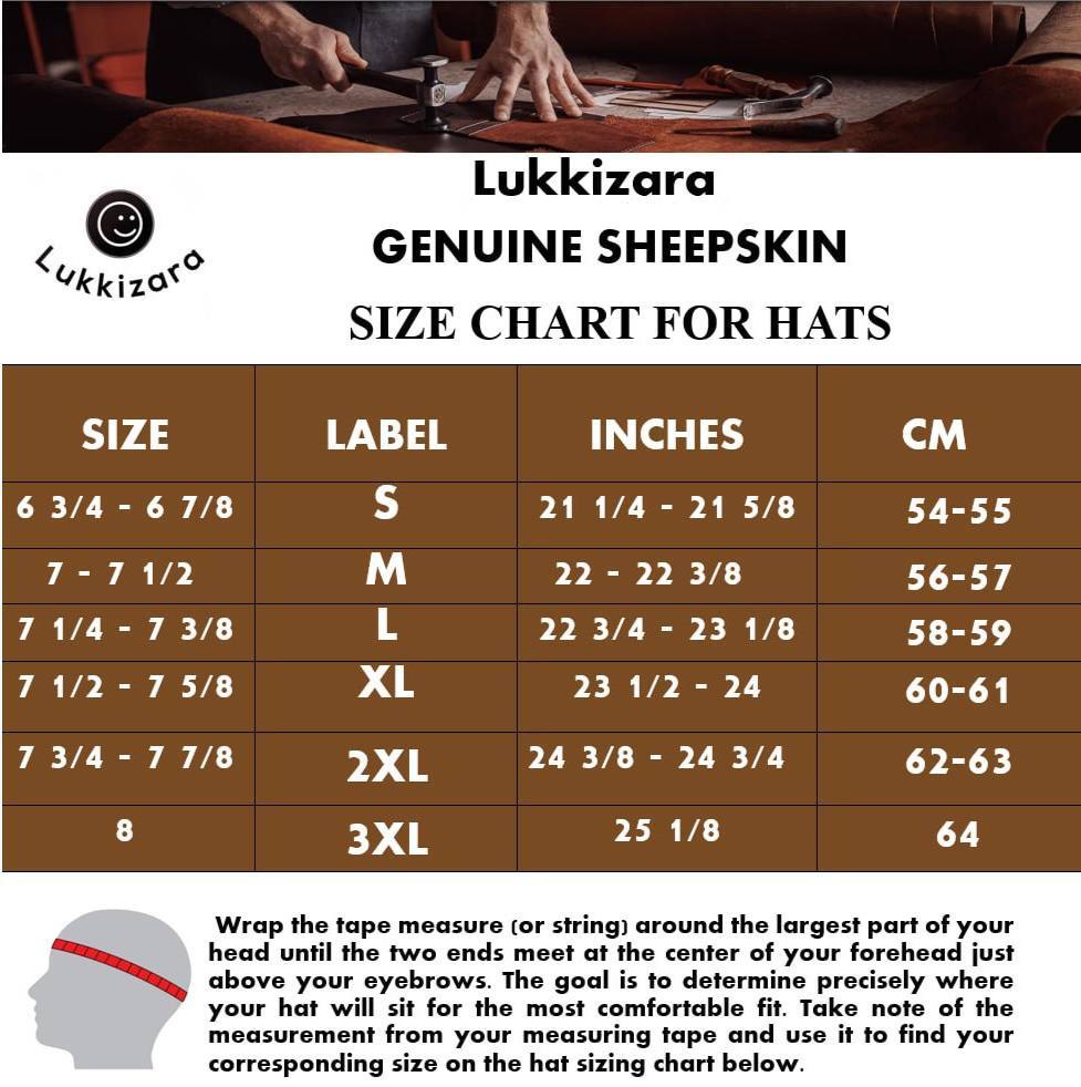 Real Shearling Sheepskin Winter Hat | Fur Beanie Leather Skull Hat