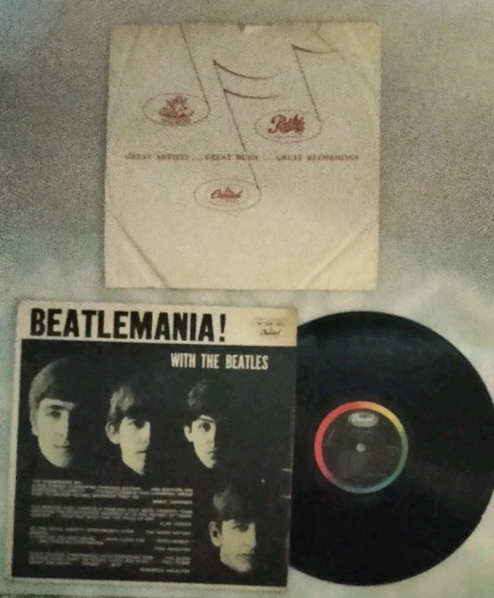 BEATLEMANIA! With The Beatles - Mono  Vinyl - T6051 - Canada 1963
