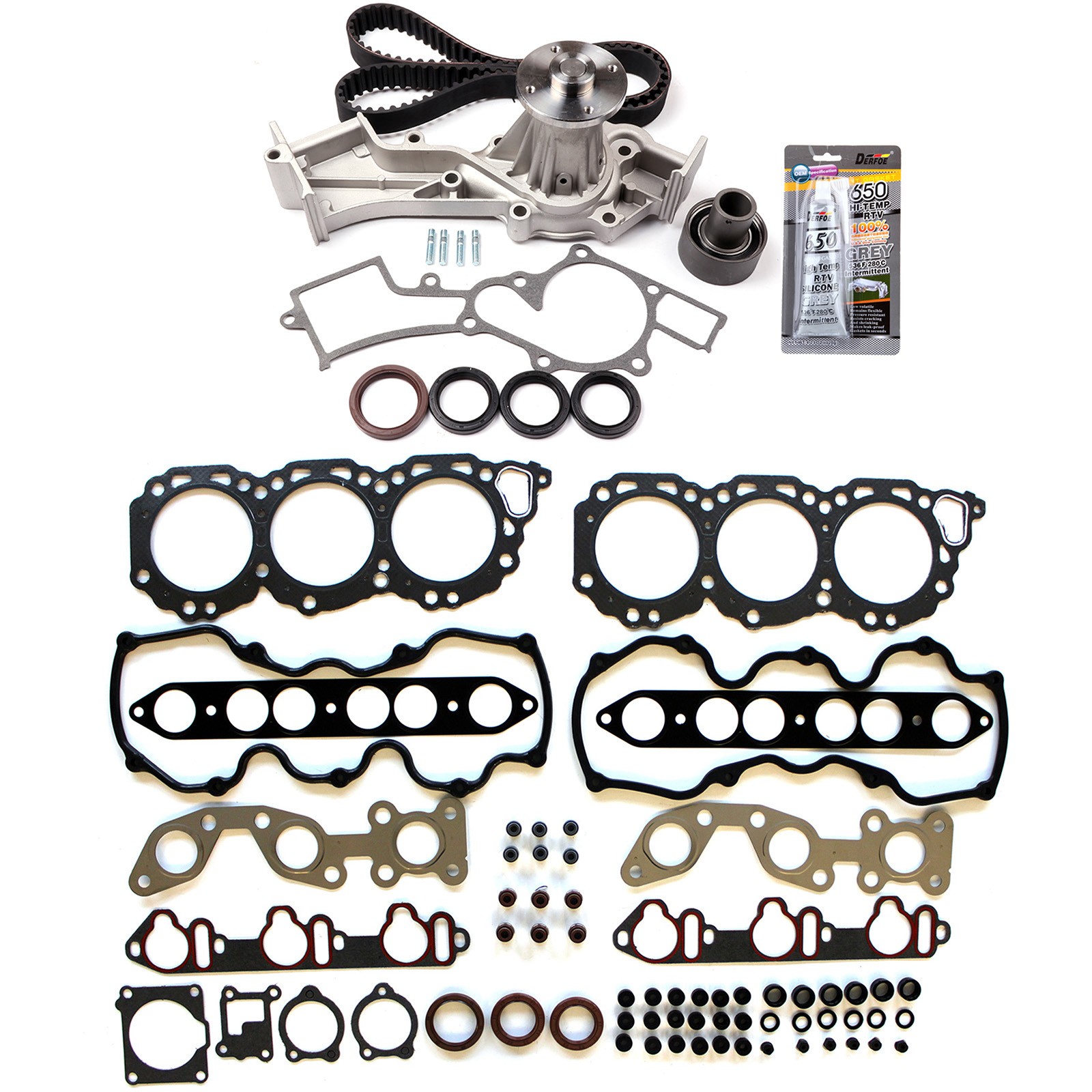 2000-2003 for Nissan for Xterra 3.3L Timing Belt Water Pump Head Gasket Set SOHC