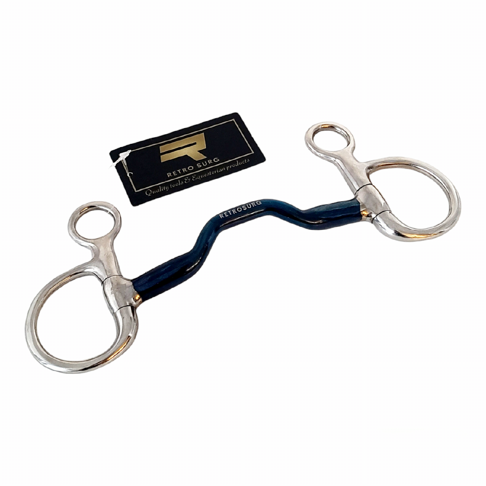 Baucher Sweet Iron Low Port Comfort Tongue Relief Snaffle Horse Bit.
