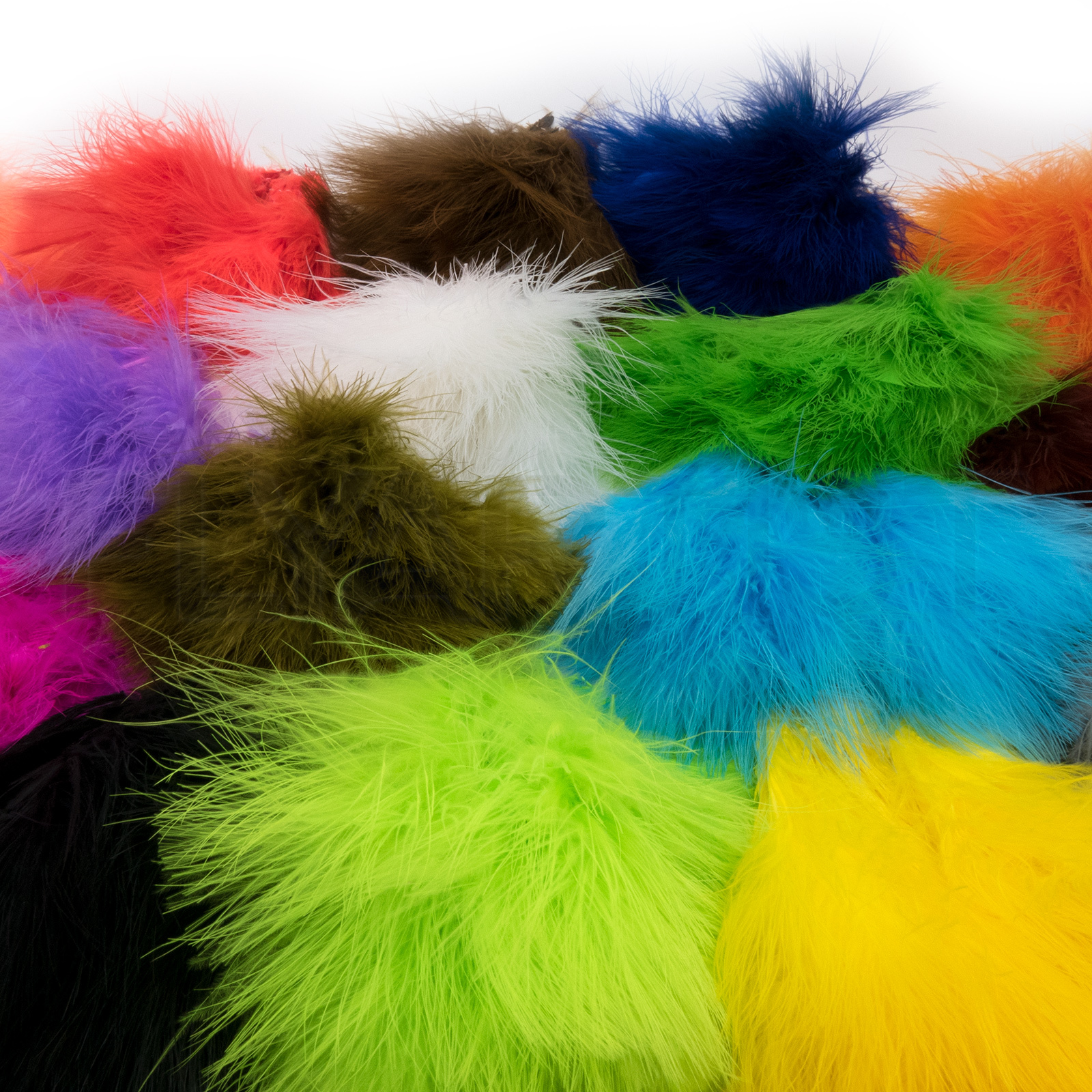 MARABOU STRUNG BLOOD QUILLS - Hareline Fly Tying Feathers Woolly Bugger Jig NEW!