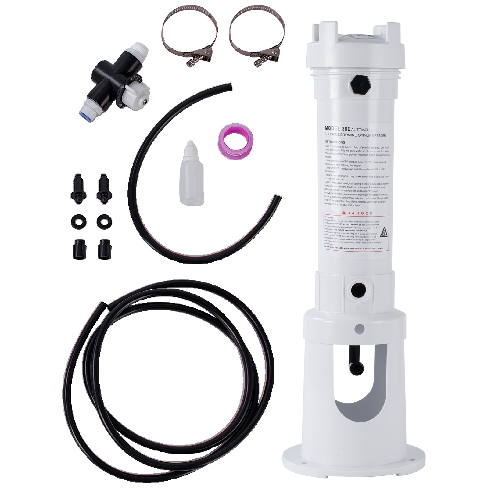 R171016 Rainbow 300 Automatic Chlorine/Bromine Off-Line Pool and Spa Feeder