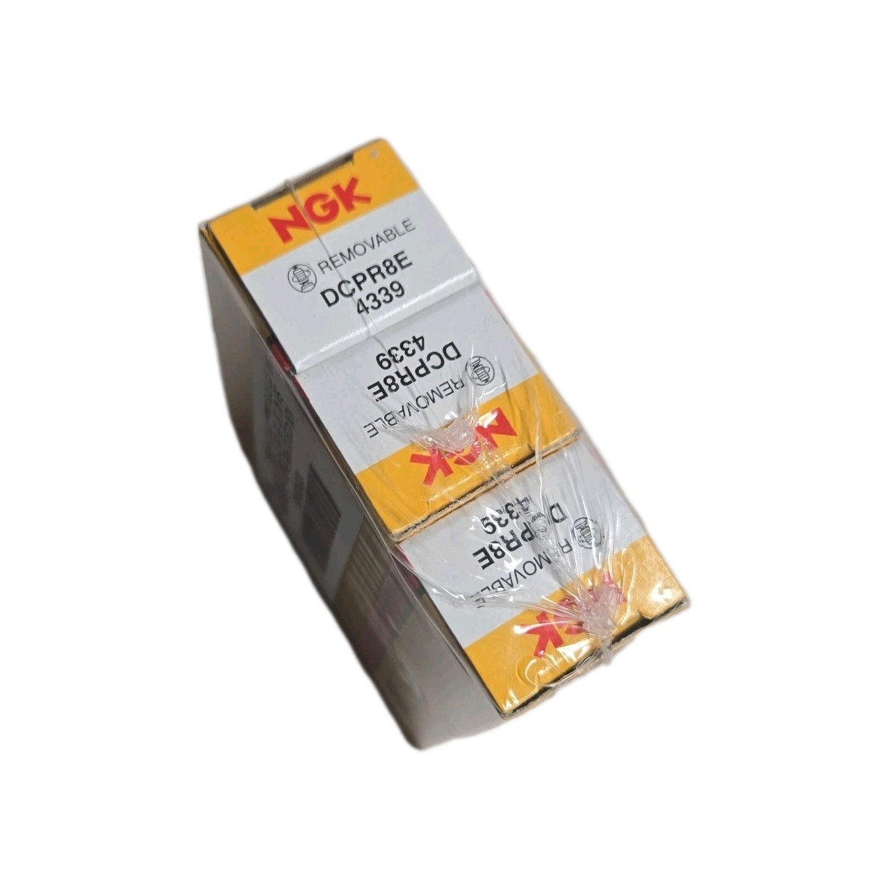 3 Pack Sea Doo 4-Tec Genuine NGK 4339 Nickel Spark Plugs DCPR8E Removable Tip